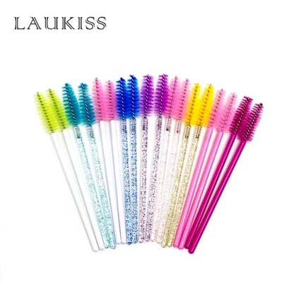 Wholesale Eyelash Brush Mascara Wands Wholesale Spoolies Eyebrow Lash Cleaning Brushes Applicator Makeup Tools 50/1000/2000pcs