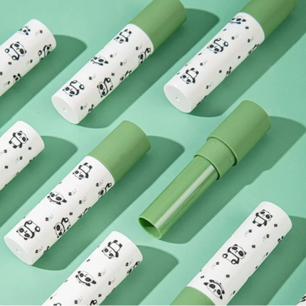 10/30/50/100PCS  Empty Lipstick Tubes Direct- filling Cute Cartoon Pattern DIY Empty Round Lip Balm Tube Packaging For Children