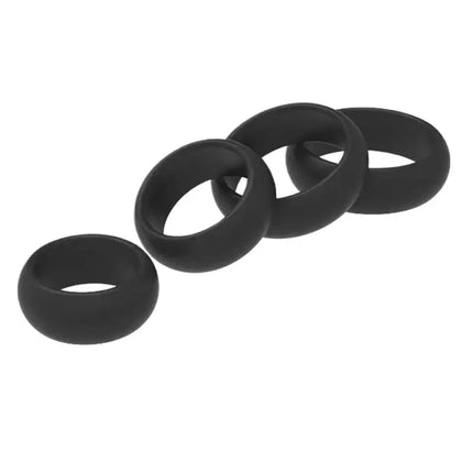 [NM]Penis Ring Silicone Cock Ring 4pcs Cock Sexual Stimulation Long Lasting Stronger Adult Sex Toys For Couples Men Gay[NM]