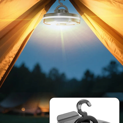 Rechargeable Waterproof Outdoor Camping Light Portable with Clip Hook Magnet RGB Ambiance Multifunctional for Camping