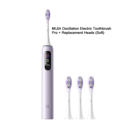 MIJIA Sonic Vibration Electric Toothbrush Pro,Smart 4 Modes, Long Battery Life, IPX8 Waterproof,LED Screen & Travel Lock