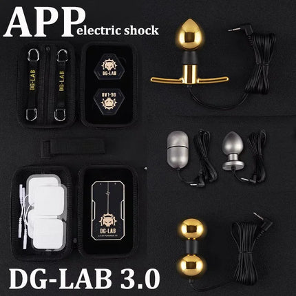 DG-LAB 3.0 E-Stim Power Box APP Control Electric Shock Medical Themed  Sex Toys SM Player Sex Electrical Stimulator For Couples