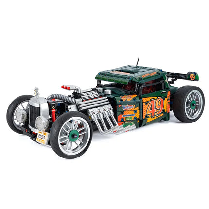 2026 New Technical Remote Control Vintage Retro Car Toys MOC T50 Classic Car Set Building Blocks Bricks For Kids Christmas Gifts