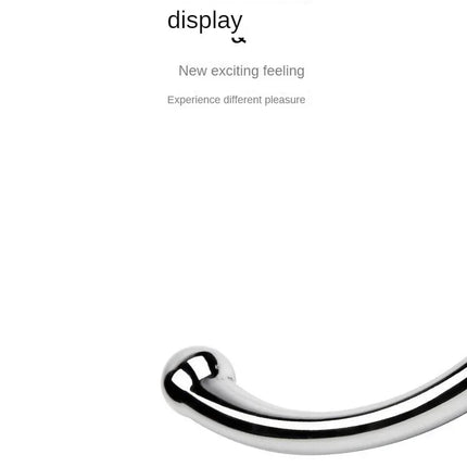 Anal Plug Dildo Stainless Steel G Spot Wand Massage Stick Pure Metal Penis G-Spot Stimulator Sex Toy for Women Men