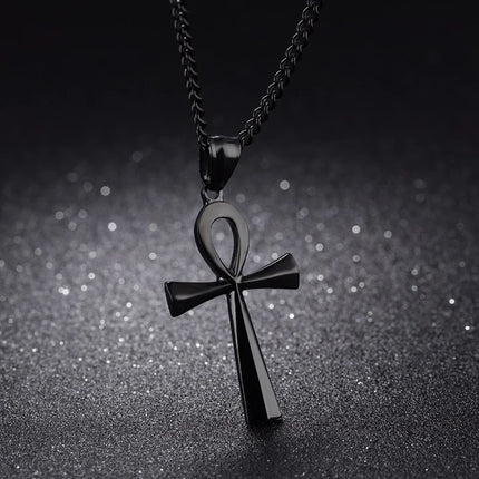 Amulet Pendant Egyptian Ankh Crucifix Necklaces Pendants  Symbol of Life Cross Necklaces Jewelry Wholesale