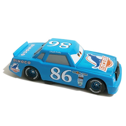 Disney Pixar Cars 3 86 Pink Chick Hicks No:84 No:82 Cartoon Model Car 1:55 Metal Die Casting Children's Toys Birthday Gifts