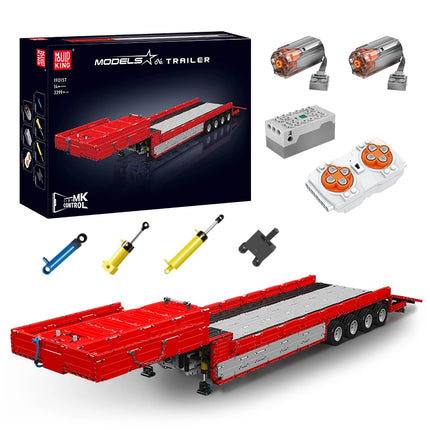 Mould King 19015T Technical Car Building Block APP& RC Remote Control Trailer Model Set Assembly Truck Brick Kids Christmas Gift