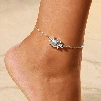 YOBEST Gold Color Double-Layer Anklets For Women Girl New Trend Leg Chain Waterproof Jewelry Gift Party