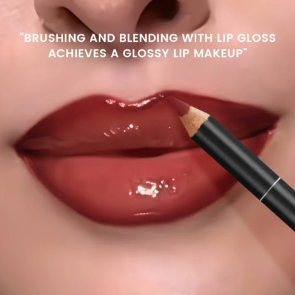 Lip Gloss + Lip Liner Set 2PCS, 3D Precision Lip Contour, Hydrating High Shine, Waterproof Longwear, Gift for Women