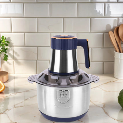 5L Electric Meat Grinder Stainless Steel Food Vegetable Processor Electric Chopper for Ground Beef Deer Chicken