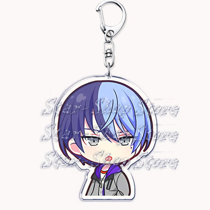 VIRTUAL SINGER Wonderlands Showtime Keychains Keyrings for Accessories Touya Emu Rui Akito Tsukasa Key Chain Jewelry Fans Gifts