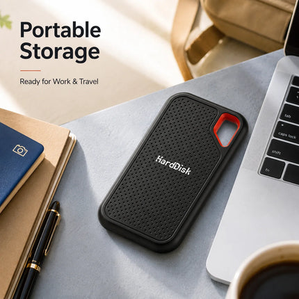 Practical External Hard Drive Portable Solid State Disk Simple Operation SSD  for Student Family Daily Data Backup