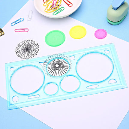 1~20PCS Creative Gears Geometry Spirograph Drawing Stencils Set Children Painting Template Art Crafts Kids Educational Toy TMZ
