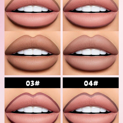 QIBEST Matte Liquid Lipliner Pencil Waterproof Plumping Stain Lipstick Natural Lip Liner Outline Lips Contour Pen Cosmetics