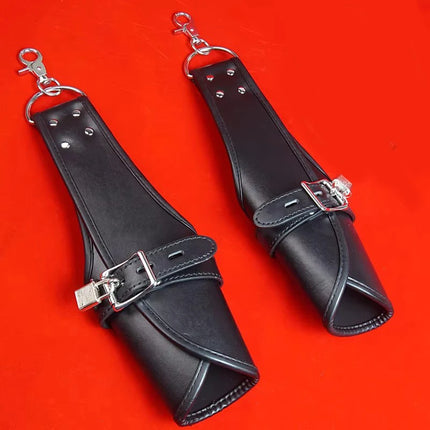 BDSM Suspension Handcuffs for Hanging,Bondage Restraints,Sex Toys for Couples,Faux Leather Hand Cuffs,SM Adult Games