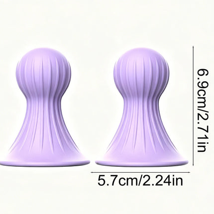 Colorful Silicone Nipple Suckers Set Soft Suction Cup Breast Teaser Sensual Nipple Stimulation Sexual Toy for Couples