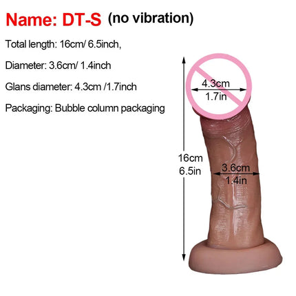 Realistic Big Glans Dildo Soft Silicone Huge Dick Strong Man Penis with Suction Cup Anal Vaginal Masturbators Sex Cock Adult 18+