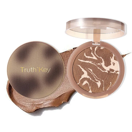 Truth'Key Mousse Bronzer,Matte Cement Brown Nose Shadow Facial Contouring Monochrome Natural Color Rendering 3D Makeup