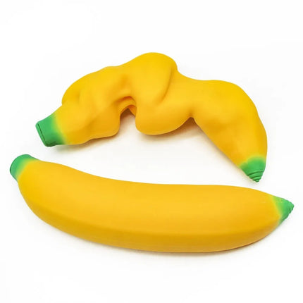 Simulated Banana Squishy Toy Slow Rising Stress Ball Novelty Sensory Fidget Anxiety Relief Squeeze