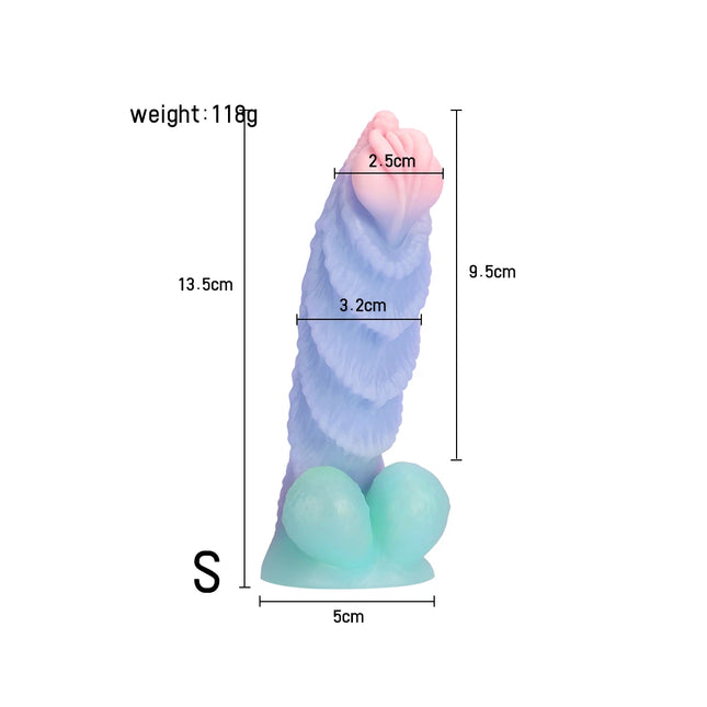 Alien Monster Dildo Anal Plug Liquid Silicone Butt Plug for Adult Masturbation Sex Toys G-spot Clitoris Massage Anus Stimulation
