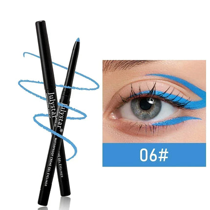 3Pcs Waterproof & Sweat-Proof Black Eyeliner Pencil - Long-LastingSmudge-Proof for Bold Eye Makeup, Easy Glide Formula for Perfe