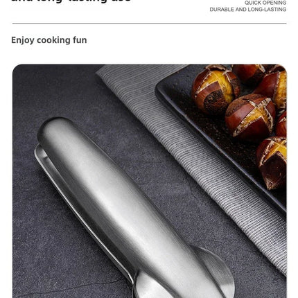 2025 Stainless Steel Chestnut Opener, Cross Shaped Chestnut, Household Multifunctional Peeling Tool, Chestnut Clip, Walnut Clip