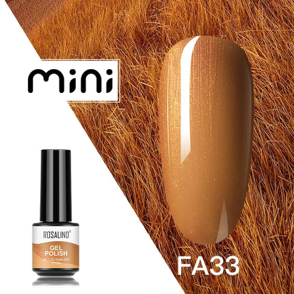 ROSALIND Shiny Gel Nail Polish Soak Off Gel Varnishes Nail Art Semi Permanent UV Glitter Nail Gel Polish Base Top Coat Enamel