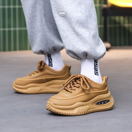 Men's Casual Sports Shoes, Fashionable Thick-Soled Skateboarding Shoes, Trendy and Comfortable Men's Outdoor Shoes