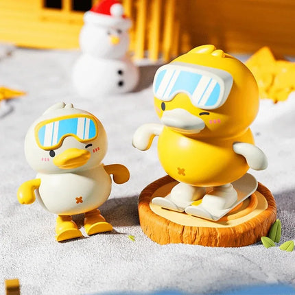 Baby Clockwork Yellow Duck Toy Cartoon Early Education Puzzle Toy Jump Duck Safe Material Training Baby Reaction Hand on Ability