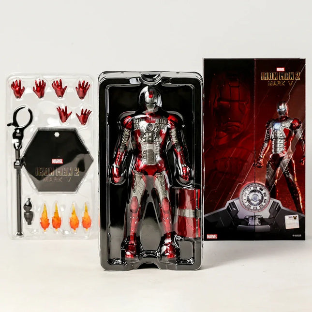 ZD Toys Iron Man Mark MK 1-7 17 21 42 43 45 46 85 Tony Stark Collectible Model Doll Action Figure Toy