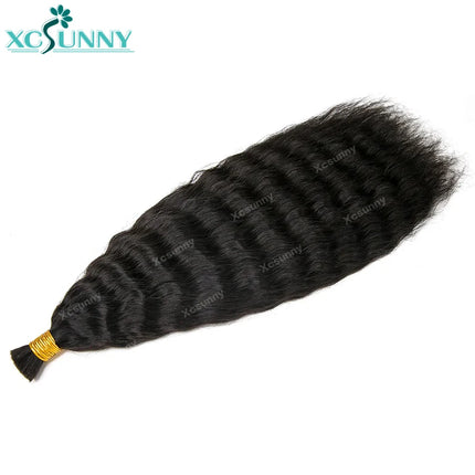 Wet And Wavy Human Hair Bundles Bulk Braiding Bulk Human Hair For Boho Braids No Weft Bulk Human Hair Extensions Wholesale