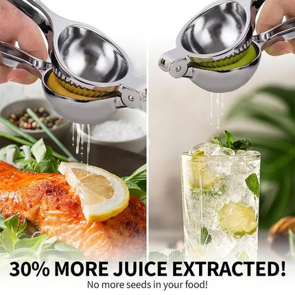 Manual Lemon Squeezer Zinc Alloy Citrus Press Heavy Duty Fruit Juicer for Orange Lime Hand Press Juicing Tool Kitchen Gadget