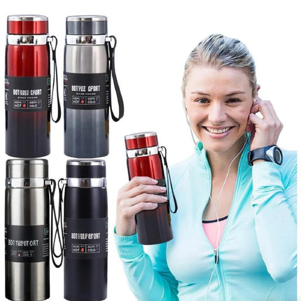 1L Thermal Water Bottle Keep Cold and Hot Water Bottle Thermos for Water Tea Coffee Vacuum Flasks Stainless Steel Thermos Bottle