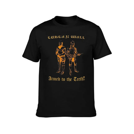 Curta′n Wall Armed to The Teeth! No Background T-Shirt boys animal print mens plain t shirts