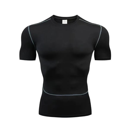 Men's T-Shirt Running Sport T Shirt Men Compression Top Tee Fitness Quick Dry Tight Training Gym Sport Running Shirts Men Jersey