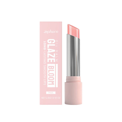 Pink Smooth Lip Balm Hydrating Moisturising Plumping Glossy Care Nourishing Repair Lip Gloss Acid For Daily Lip Care