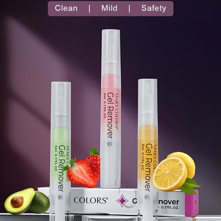 Eyelash remover pen  non irritating and alcohol free 5ml/0.17fl.oz  each easy to carry and use contain 3 flavor to choose