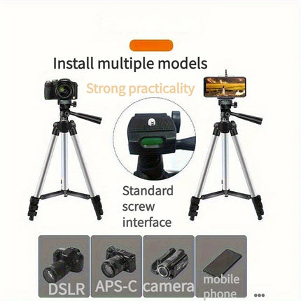 Travel Self Tripod Universal Phone Camera Tripod Stand with Bluetooth Remote Phone Clip For Canon Nikon DSLR SLR Digital Camera