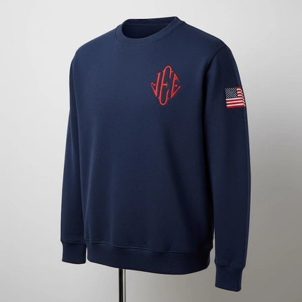 Jeffrey Epstein Iee US Sleeve Autumn and Winter Sweatshirt Monogram Crewneck Embroidered Long Sleeve Funny Sweatshirt Men's Gift