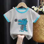 I037-Blue dinosaur / 80 (9-12months)