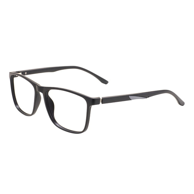 TR90 Men Ultralight Square Prescription Eyeglasses Classic Rectangular Optical Glasses Anti Blue Light Progressive Lenses Spring