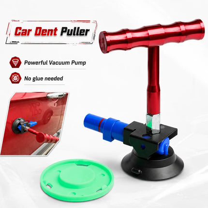 Vacuum Suction Cup Dent Puller | Ideal for Auto Body Repair, Paintless Dent Removal, T-Bar Puller for Car Small to Medium Dents