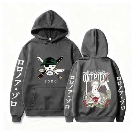 New One Piece Solo Anime Printed Hoodie Unisex Top Sports Hoodie Harajuku Style Hoodie