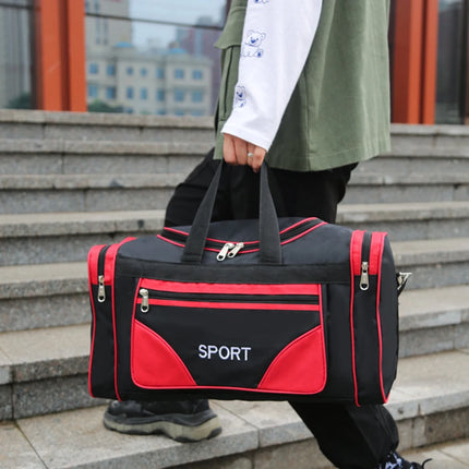 Unisex Oxford Large Capacity Fitness Bag Waterproof Travel Swimming Gym / Sac Unisexe Oxford Grande Capacité Fitness Imperméable Voyage Natation Gym