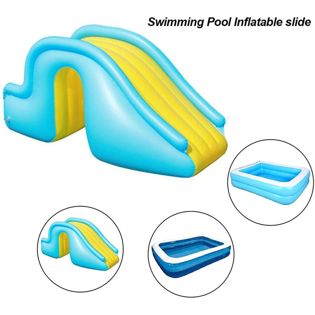 Inflatable Slide Inflatable Water Slide Swimming Pool Slide  Swimming Pool Supplies Kids Water Play  for Outdoor Indoor