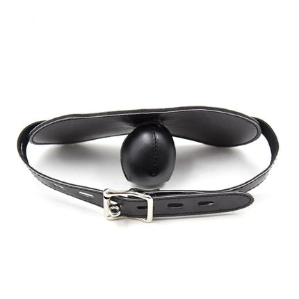 BDSM Sex Products Sponge Leather Open Mouth Gag Female Bondage Slave Trainer Ball Gags Adult Erotic Sex Toys for Couples Games