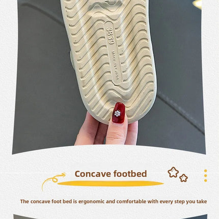 Children's Slippers New Home Girls Baby Indoor Non-slip Boys Cool Slippers Go Out Boys Hole Shoes