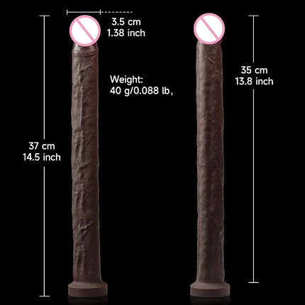 Realistic Long Dildo Penis Anal Vaginal Stimulator Liquid Silicone Dildos Sex Toys for Women Lesbian Couples Men Gay Adult Anal