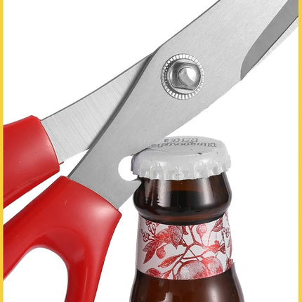 Stainless Steel Grill Shear Multifunctional Barbecue Scissors Food Vegetable Meat Scissor Kitchen Gadget Peferct for BBQ Camping