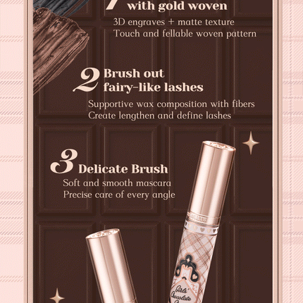 Flower Knows Lengthening Mascara Chocolate Wonder-Shop Series 3.5ml Mascara Eyelash Waterproof Makeup Women Beauty